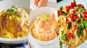 5 recipes for thickened egg rice with thick ingredients Delicious